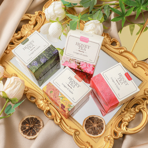 Trà mật ong long nhãn táo đỏ