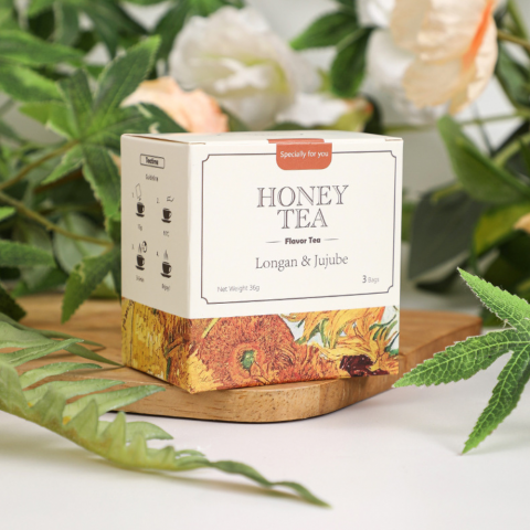 Trà mật ong long nhãn táo đỏ