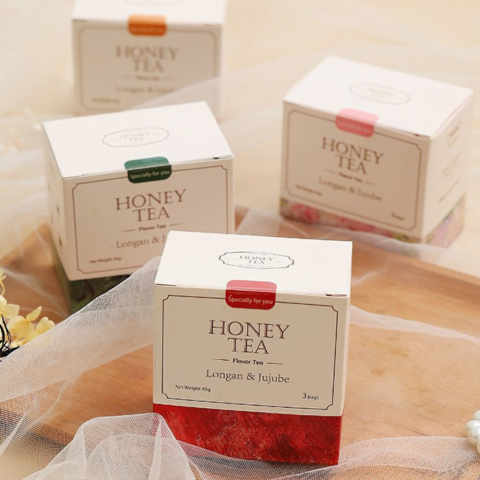 Trà mật ong long nhãn táo đỏ
