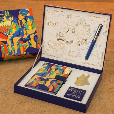 Bộ quà tặng Picasso Ai Cập Huyền Bí - Bút ký, sổ tay, mực, dấu trang