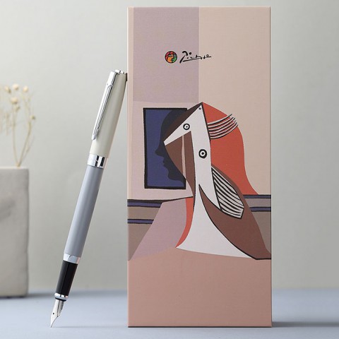 Bút Picasso nghệ thuật Morandi 717FGray - Bộ quà kèm lọ mực