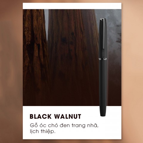 Bút Picasso Natural Series - Quê Hương Malaga 916FBW Black Walnut