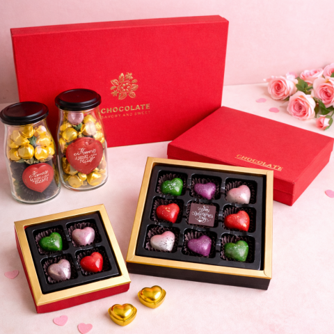 Socola Valentine Tình yêu muôn màu 12 viên SO12