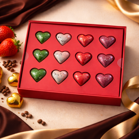 Socola Valentine Tình yêu muôn màu 12 viên SO12