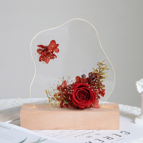 Đèn ngủ Led 3D nghệ thuật hoa hồng bất tử