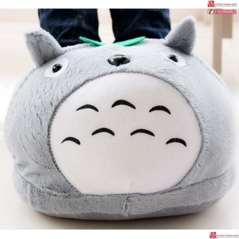 Dép bông Totoro đệm chân ngồi máy tính