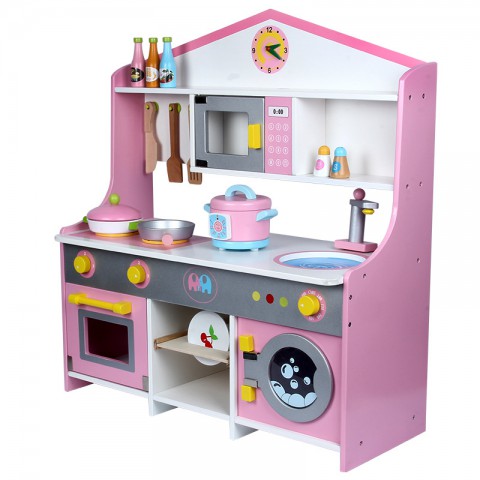 Bộ đồ chơi nhà bếp cho bé bằng gỗ cao cấp 72cm 