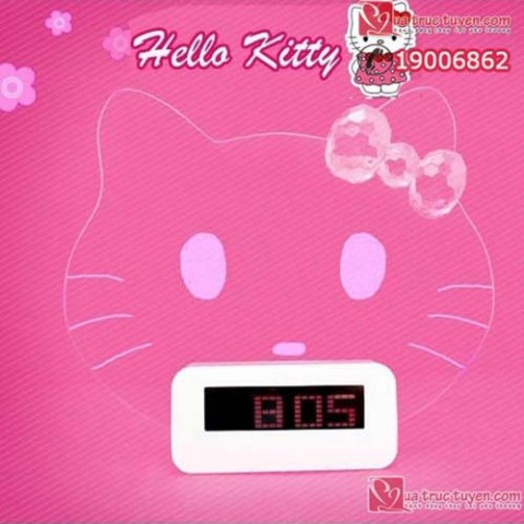 Đồng hồ điện tử bảng viết huỳnh quang kitty