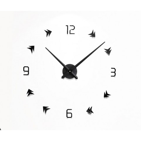 Đồng hồ dán tường DIY mũi tên thời gian