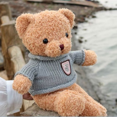 Gấu bông Teddy bear áo len - 40cm