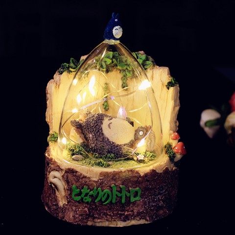 Hộp đèn dây tóc phát sáng Totoro	