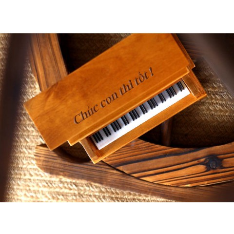 Hộp nhạc Piano gỗ cao cấp dáng đứng