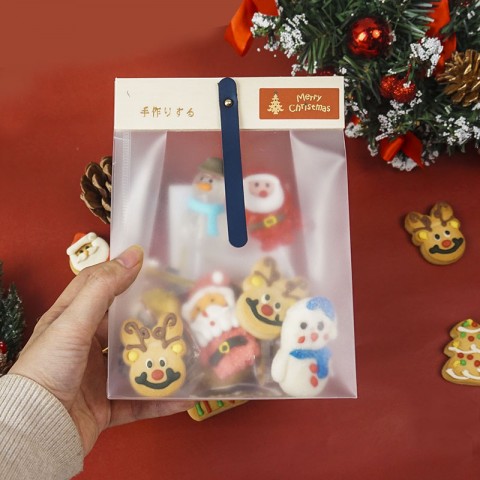 Túi kẹo Giáng sinh Merry Candy tổng hợp bánh quy gừng, kẹo xốp, socola