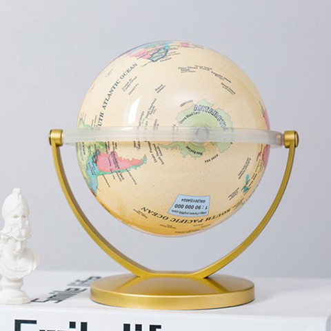 Quả địa cầu-bản đồ thế giới phong cách Modernism