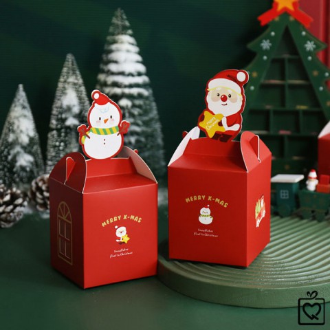 Socola LuvChocolate Giáng Sinh - Hộp 3D 8 viên	
