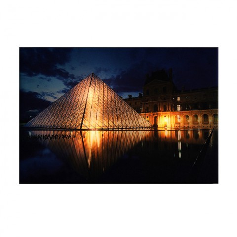 Tranh vải canvas đèn led - Viện bảo tàng Louvre