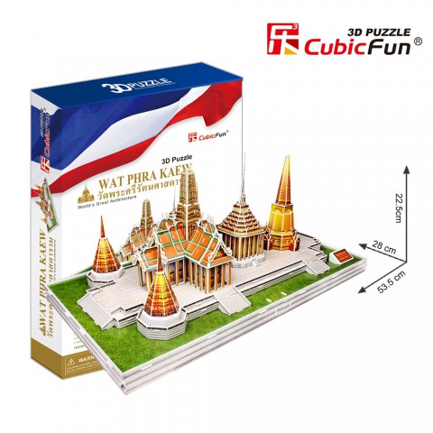 Xếp hình 3D - Đền Wat Phra Kew - MC124h