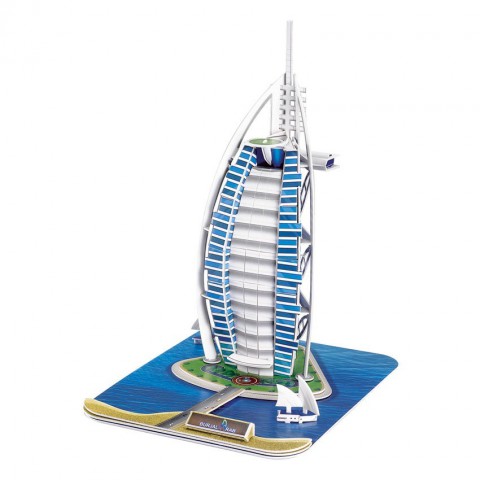 Xếp hình 3D-Khách sạn 7 sao Burj Al Arab