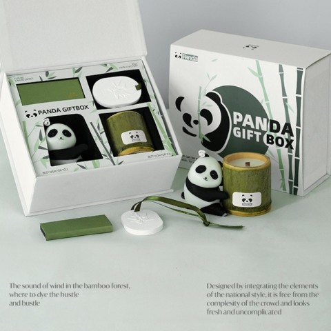 Bộ quà tặng nến sáp thơm khu rừng tre Panda