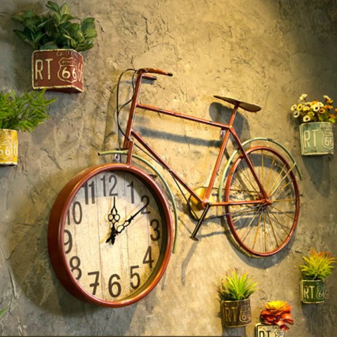 Đồng hồ treo tường xe đạp cổ điển 0,9m
