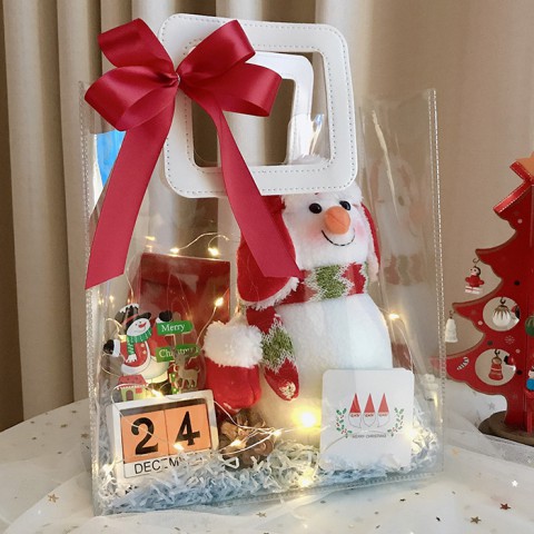 Quà Giáng Sinh LuvGift Snowman - Túi quà trong suốt Luv54