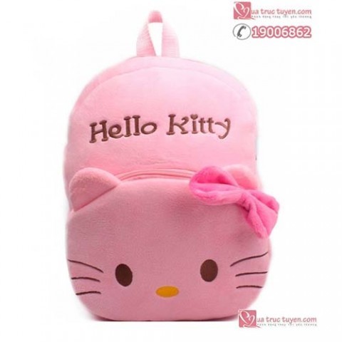 Bộ mèo bông và balo Hello Kitty