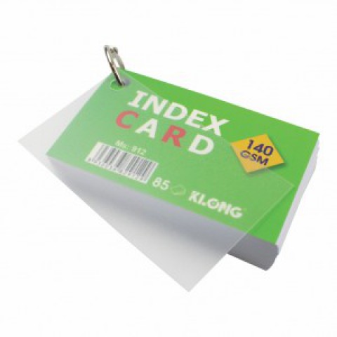 Tập thẻ Index Card A7- móc treo KLong-MS912	