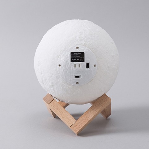 Đèn ngủ không dây mặt trăng 3D-pin sạc
