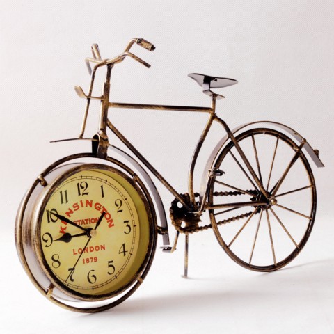 Đồng hồ để bàn xe đạp cổ vintage 1879