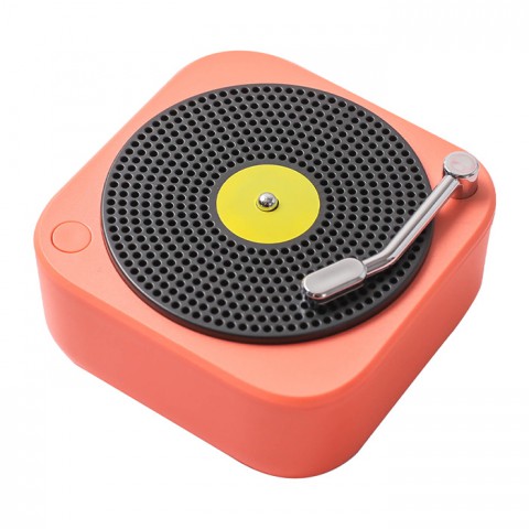Loa Bluetooth mini máy hát đĩa than retro