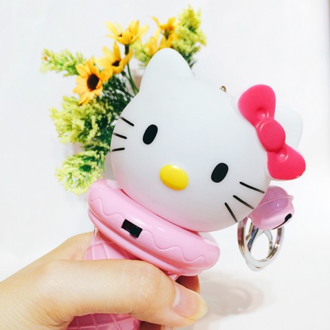 Quạt phun sương mini cầm tay Hello Kitty