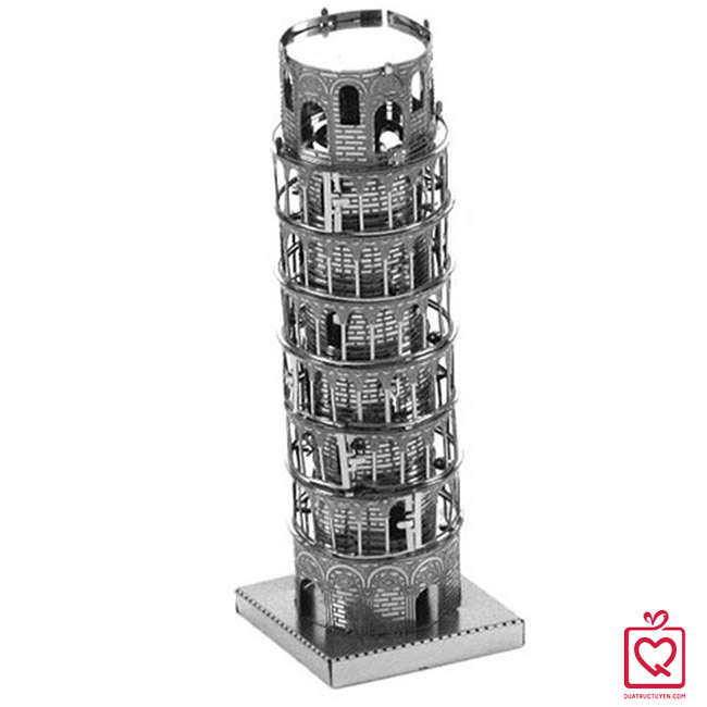 mô hình lắp ghép 3D tháp nghiêng Pisa