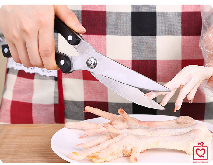 Kéo cắt thịt gà thép không gỉ cao cấp 
