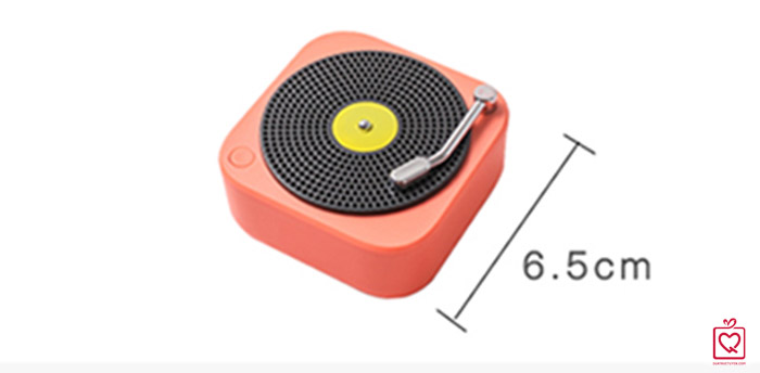  Loa Bluetooth mini máy hát đĩa than retro