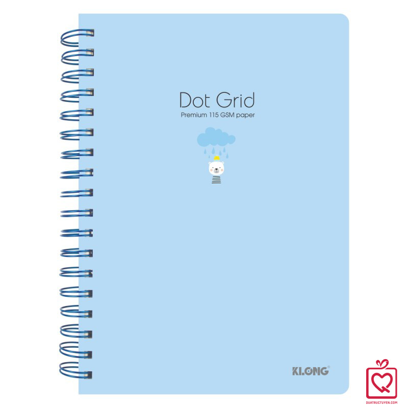 Sổ lò xo kép Dot Grid hoạt hình dễ thương