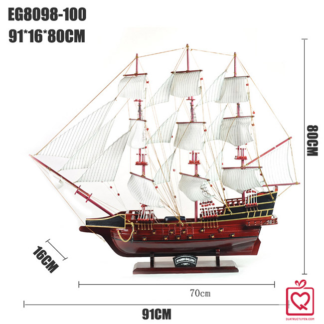 Mô hình thuyền chiến 8098