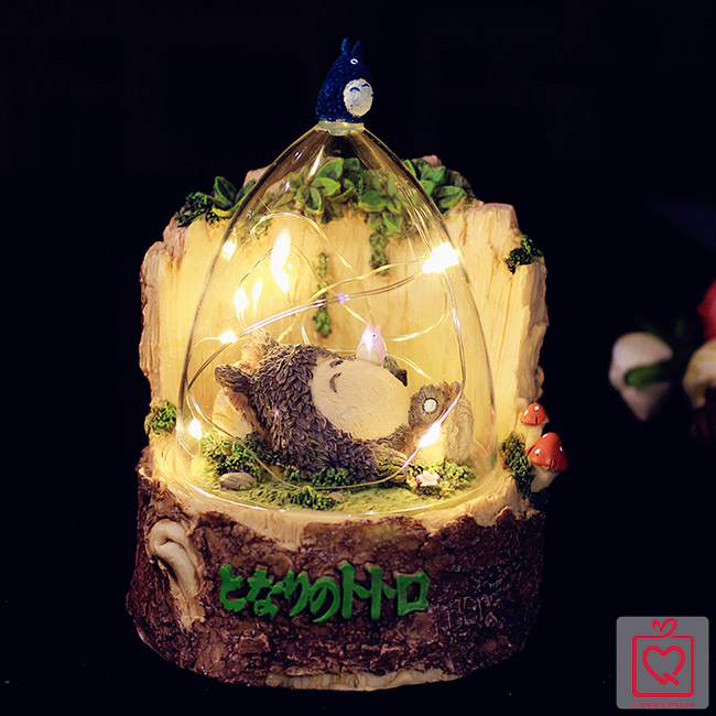 Hộp đèn dây tóc phát sáng Totoro