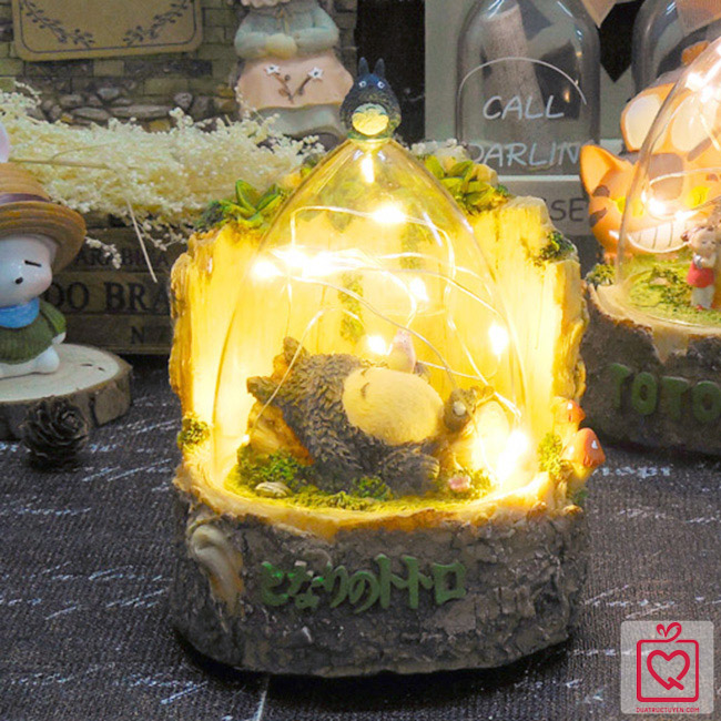 Hộp đèn dây tóc phát sáng Totoro